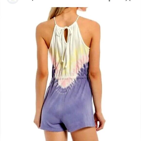 Edelweiss Playsuit Wildfox Tie Dye Romper in Small - Picture 4 of 11